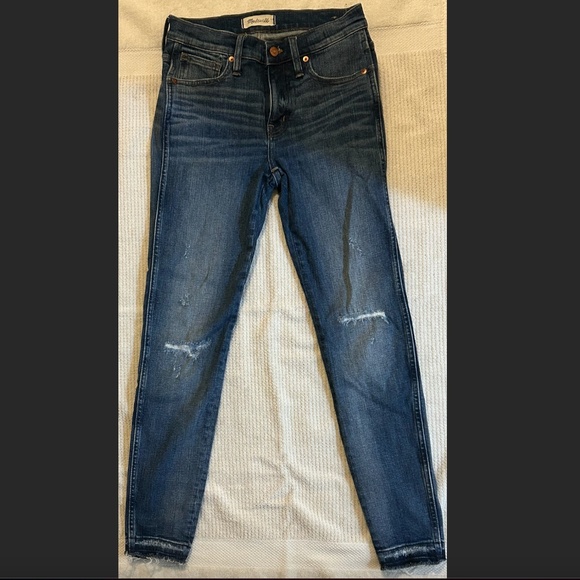 Madewell 9" High-Rise Skinny Jeans in York Wash - Picture 4 of 8